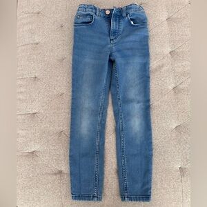 EUC GIRLS JOULES SIZE 7-8 adjustable light wash jeans girl’s jeans